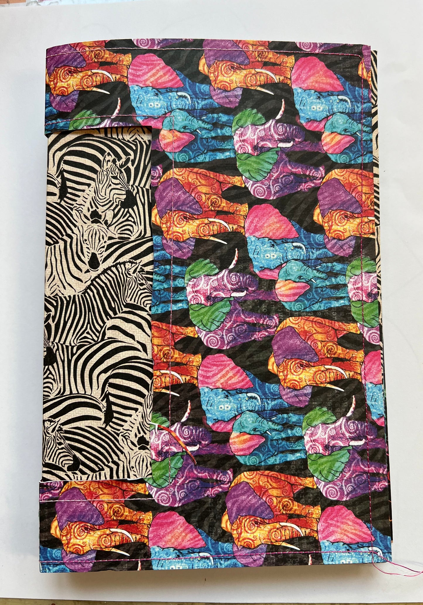 Zebra/Elephant Junk Journal