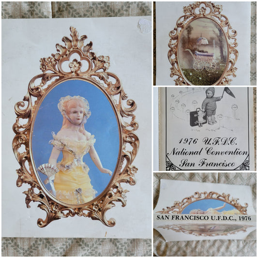 Doll Club 1976 Convention Program: Vintage Doll & Bear Photos plus Lotta Crabtree Paper Doll