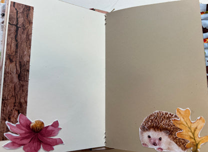 Handmade Journal with Cute Wildlife Theme