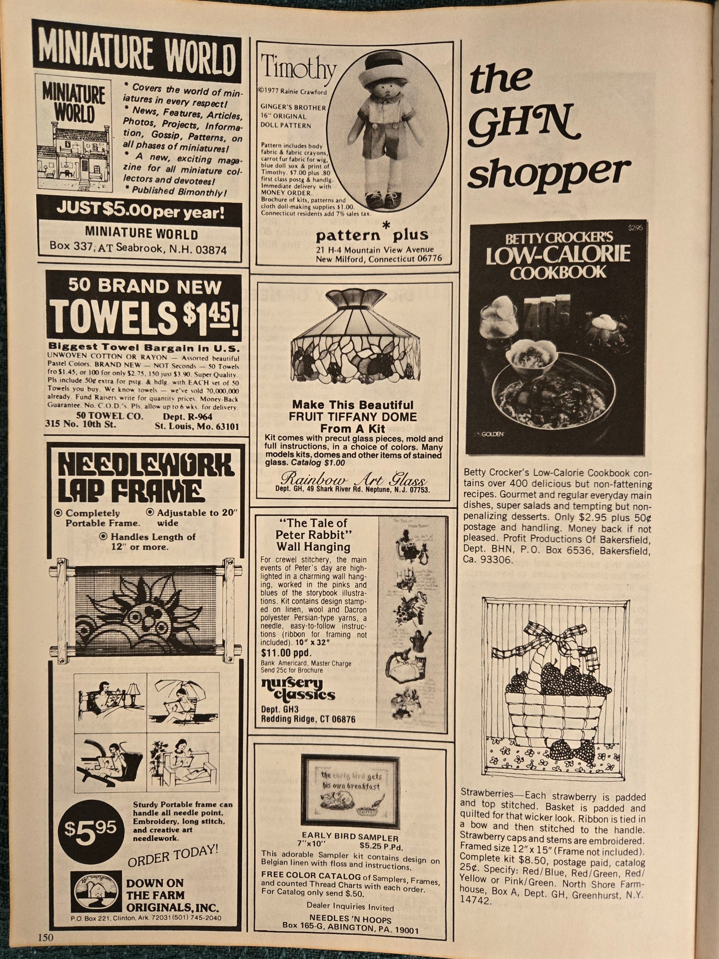 Good Housekeeping Needlecraft Spring-Summer 1979: Vintage Patterns, Ads, Faces, and More for Collage