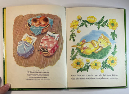 The Kittens Who Hid From Their Mother 1951 Children’s Book Great for Junk Journaling & Mixed Media