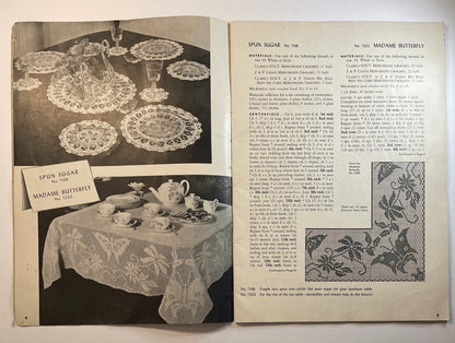 Tables of Tomorrow 1939 Crochet Pattern Book Great for Junk Journaling & Mixed Media