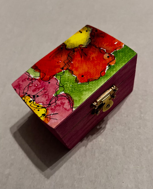 Wooden Happy Flower Box