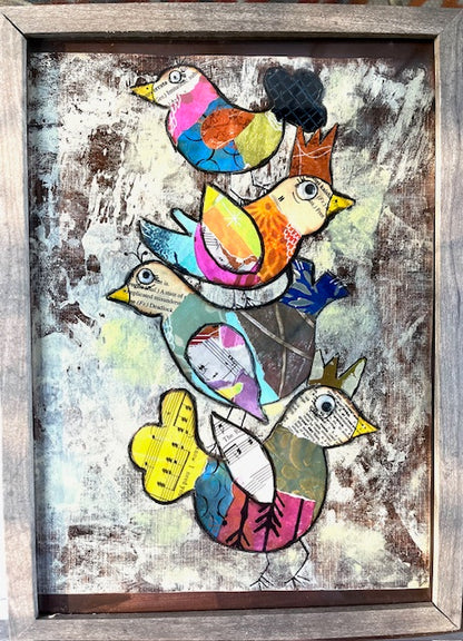 Wacky Birds. Comes in 9x12 frame