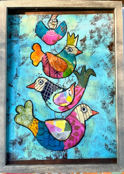 Wacky Birds. Comes in 9x12 frame