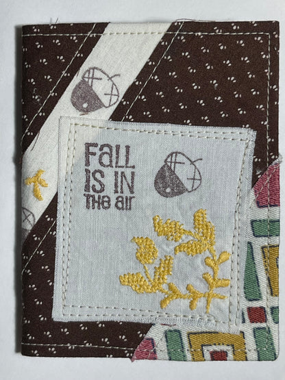 Fall is in the air acorn mini journal