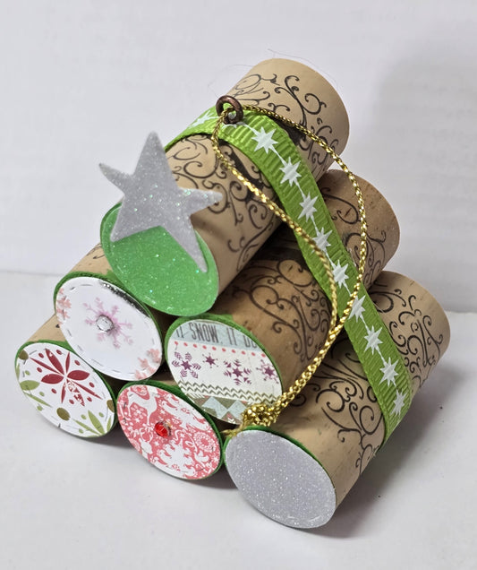 Wine Cork Christmas Tree ornament