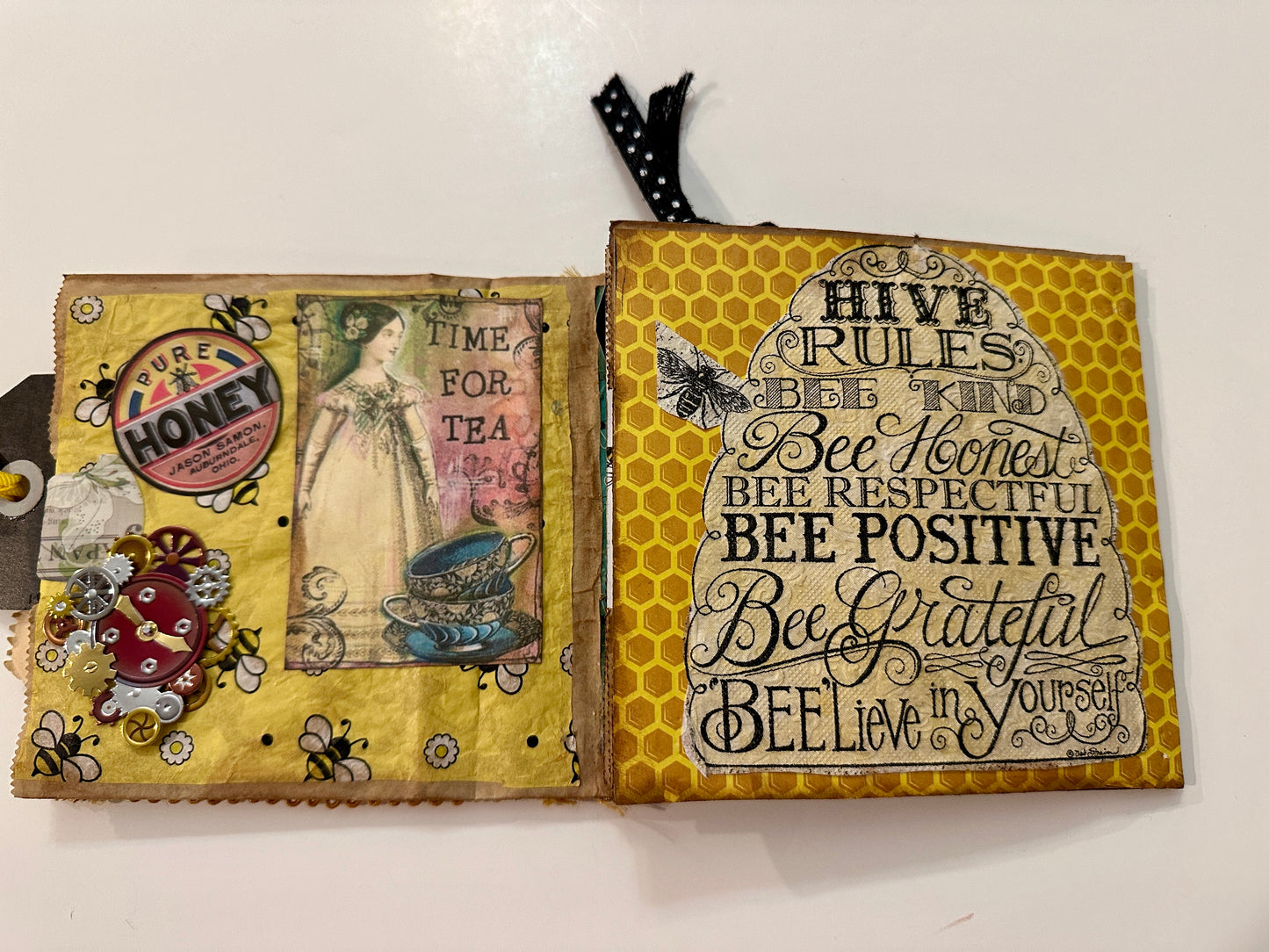 Teas and Bees Paper Bag Folio