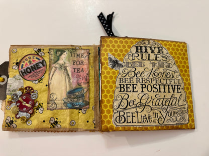 Teas and Bees Paper Bag Folio