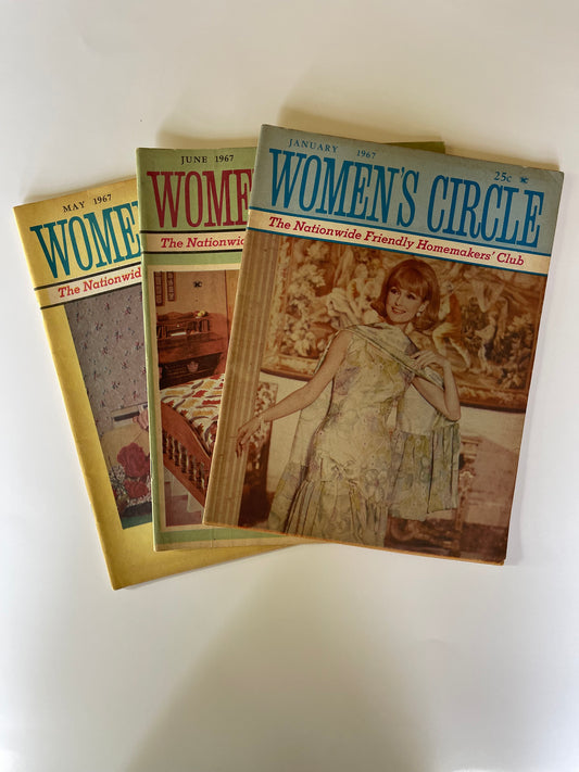 3 Women’s Circle Magazines Vintage