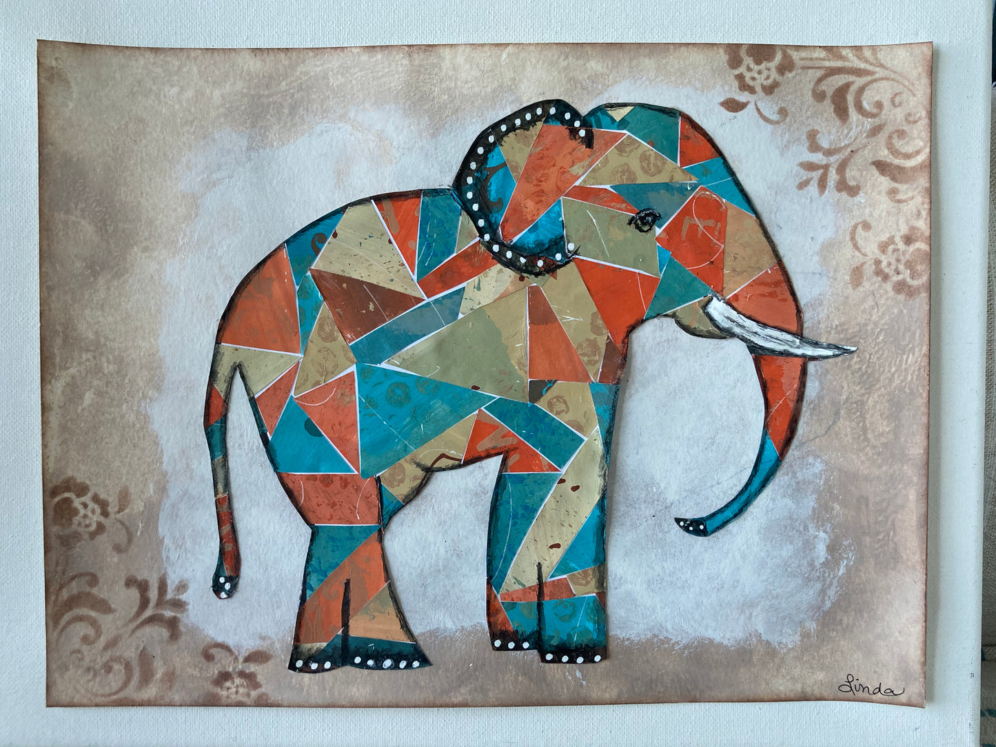 Mosaic Elephant