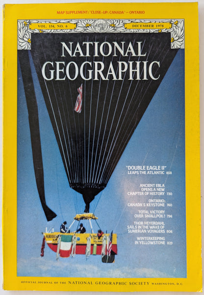 Vintage 1978 National Geographic Magazines