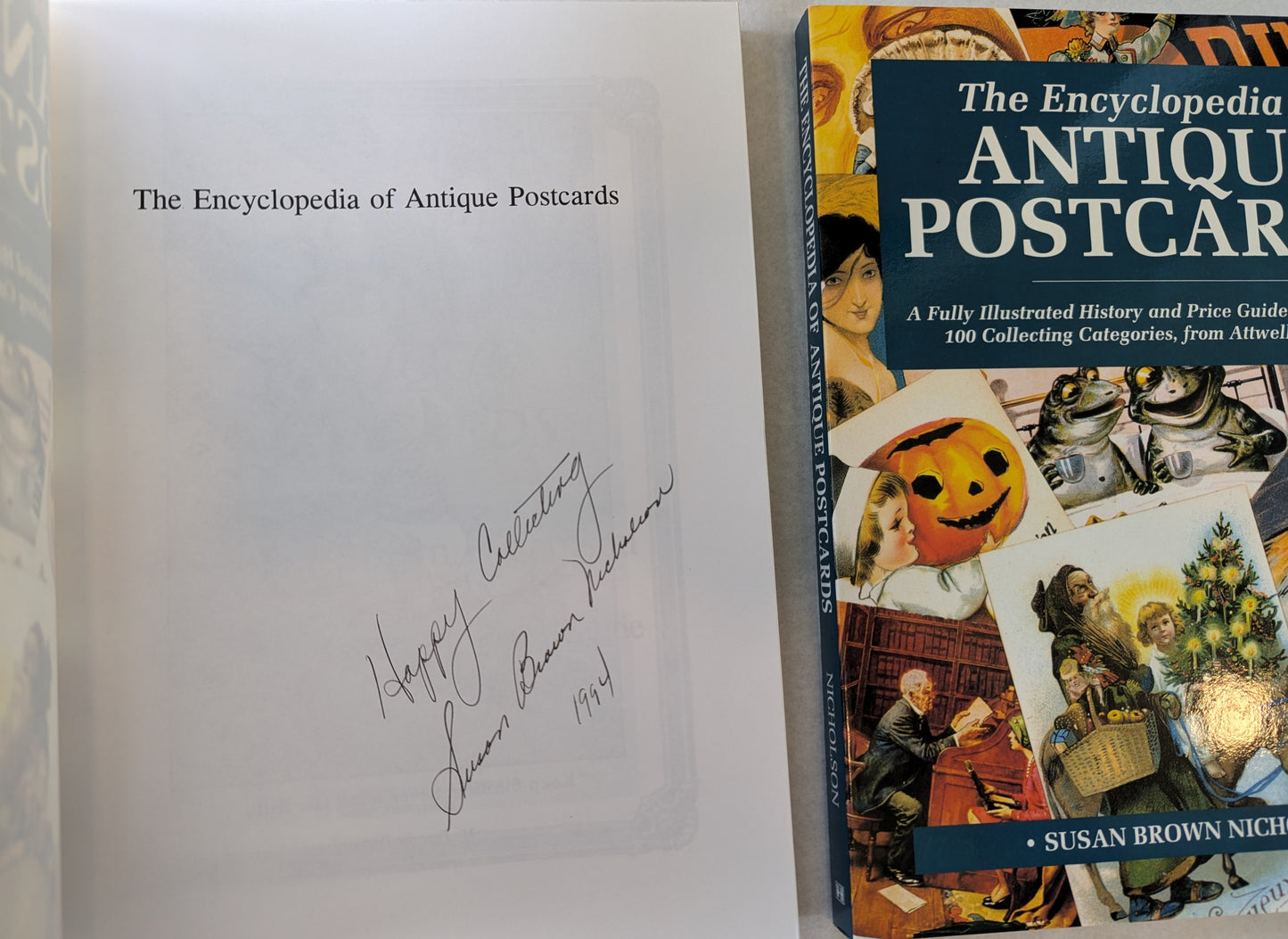 The Encyclopedia of Antique Postcards by Susan Brown Nicholson