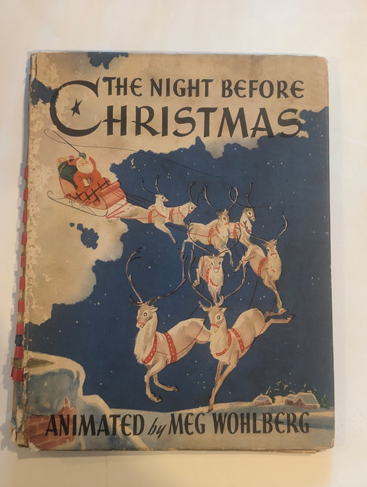 The Night Before Christmas vintage pop-up book