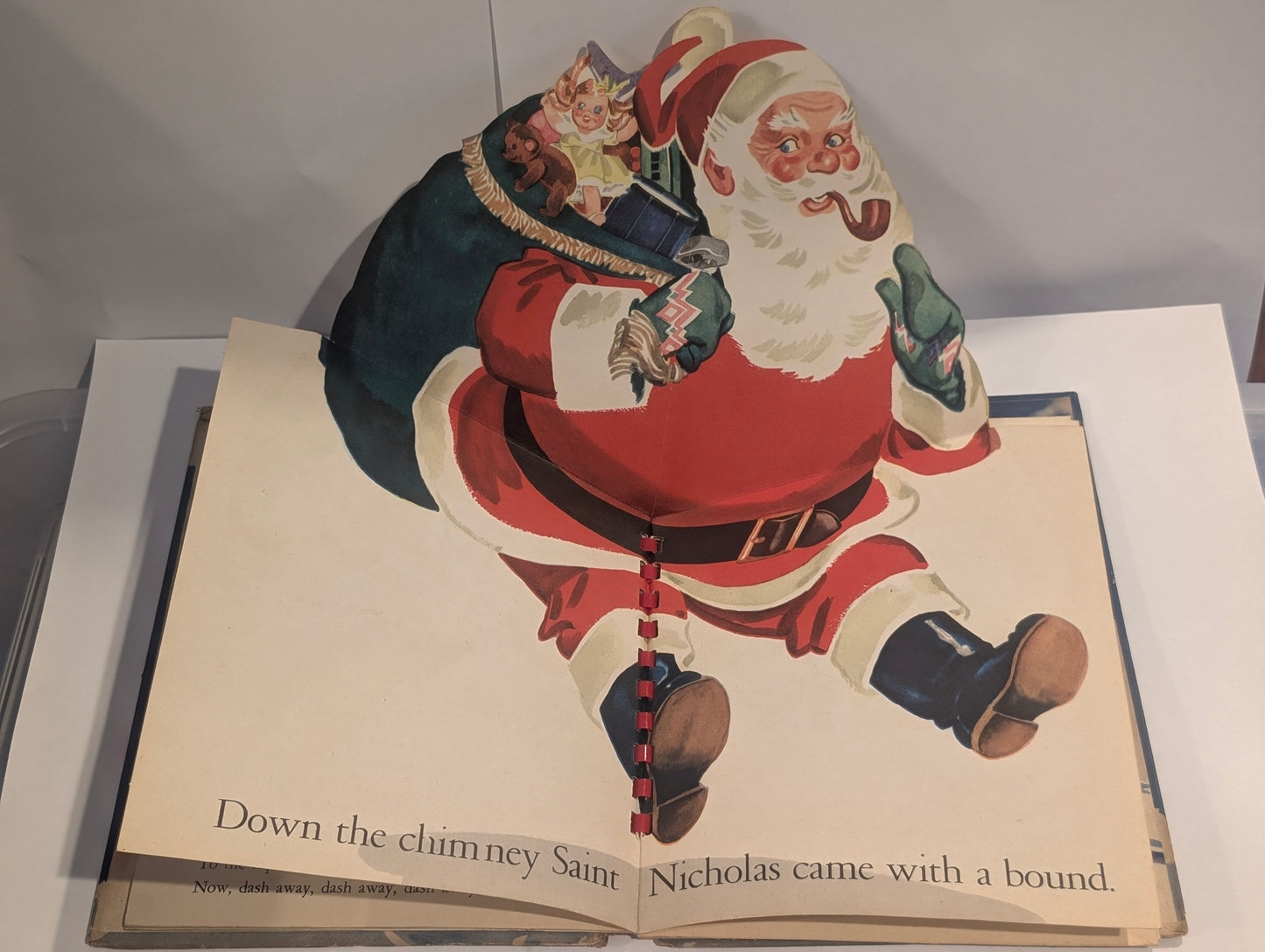 The Night Before Christmas vintage pop-up book