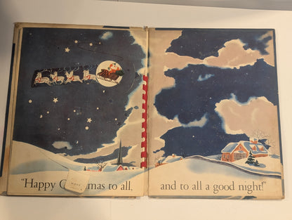 The Night Before Christmas vintage pop-up book