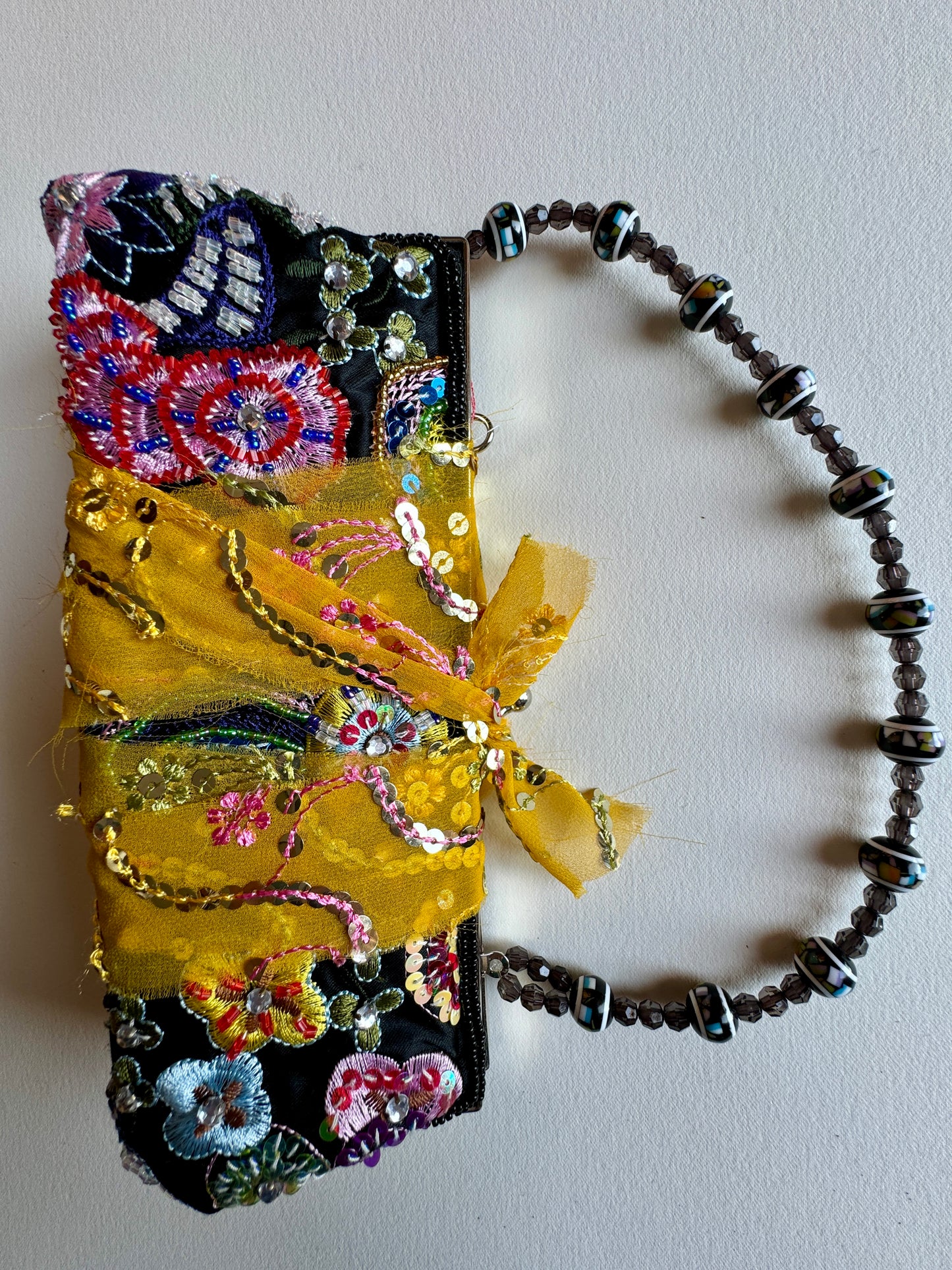 Vintage Beaded Purse Junk Journal