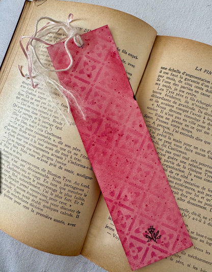 Bookmark - rose botanical