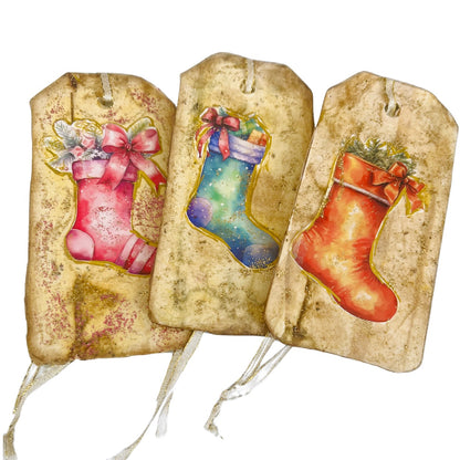 Tea Bag Holiday Gift Tags