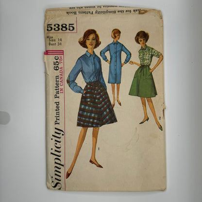 1960-1970 Vintage Ladies Sewing Patterns (Set of 4)