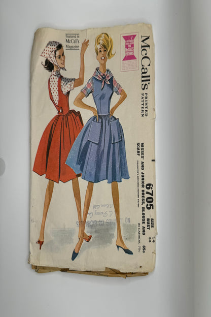 1960-1970 Vintage Ladies Sewing Patterns (Set of 4)