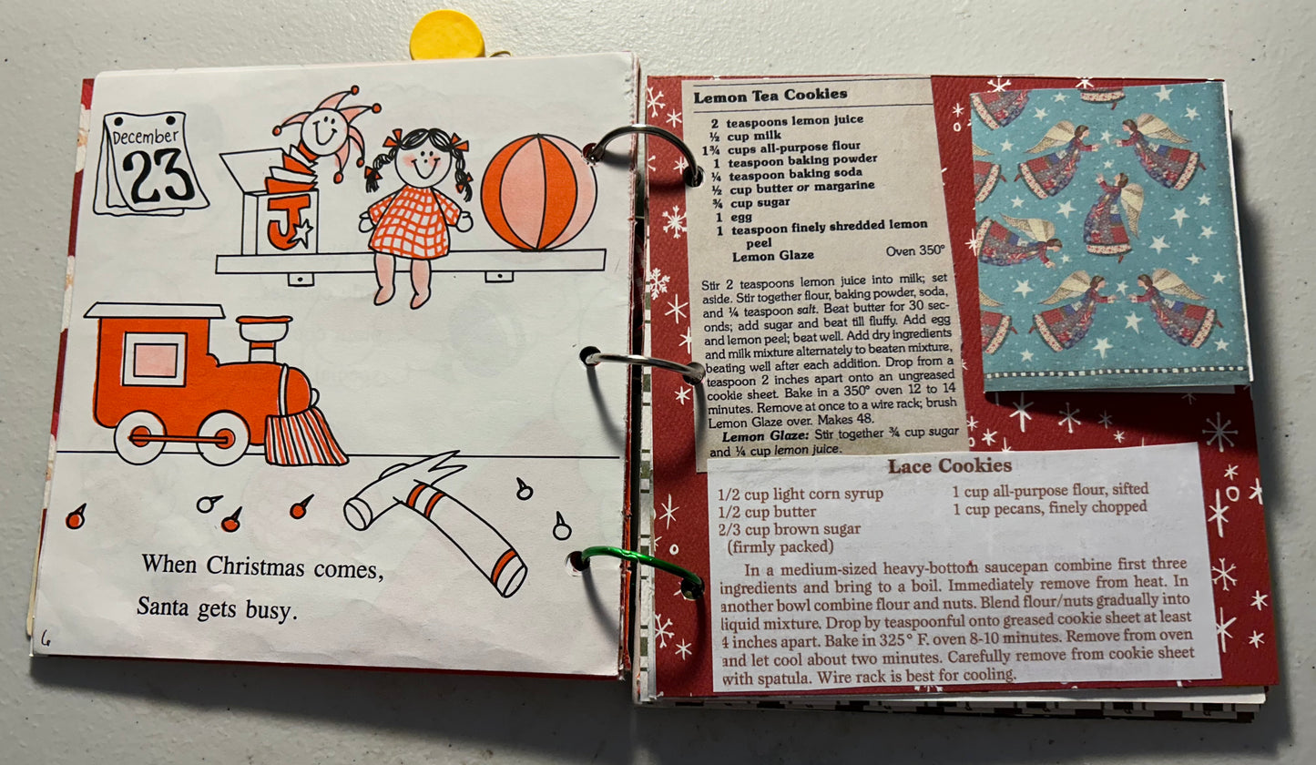 Santa’s Cookie Surprise Recipe Book and Journal