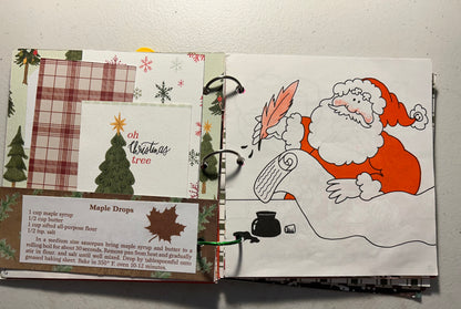 Santa’s Cookie Surprise Recipe Book and Journal