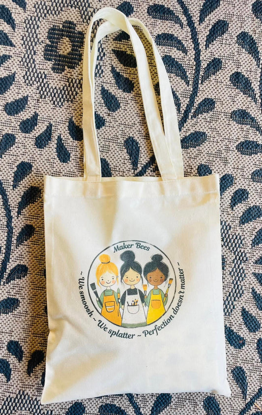 Maker Bees Canvas Tote Bag