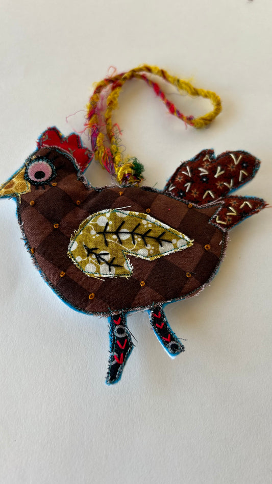 Funky Chicken Ornament