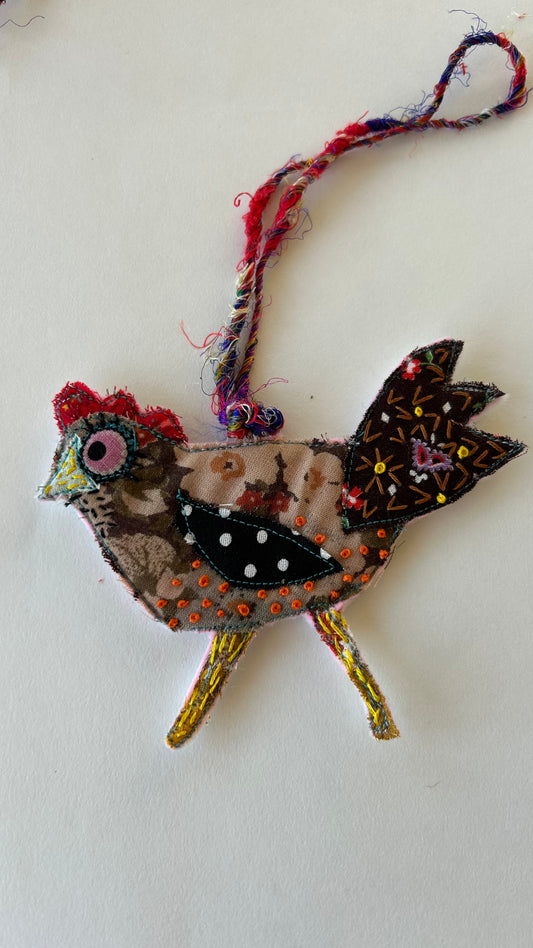 Funky Chicken Ornament