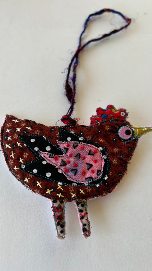 Funky Chicken Ornament