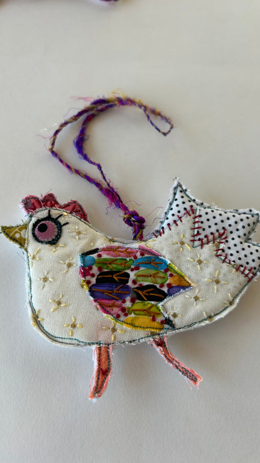 Funky Chicken Ornament