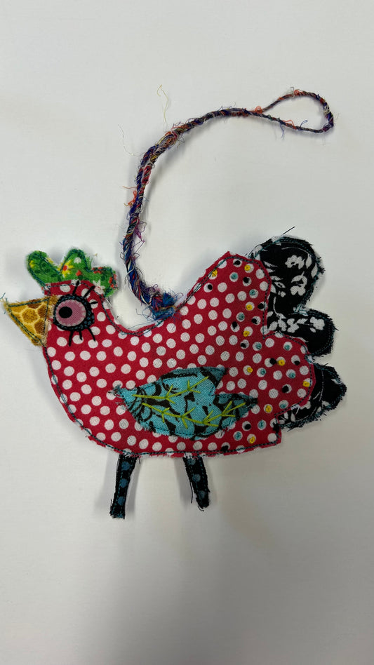 Funky Chicken Ornament