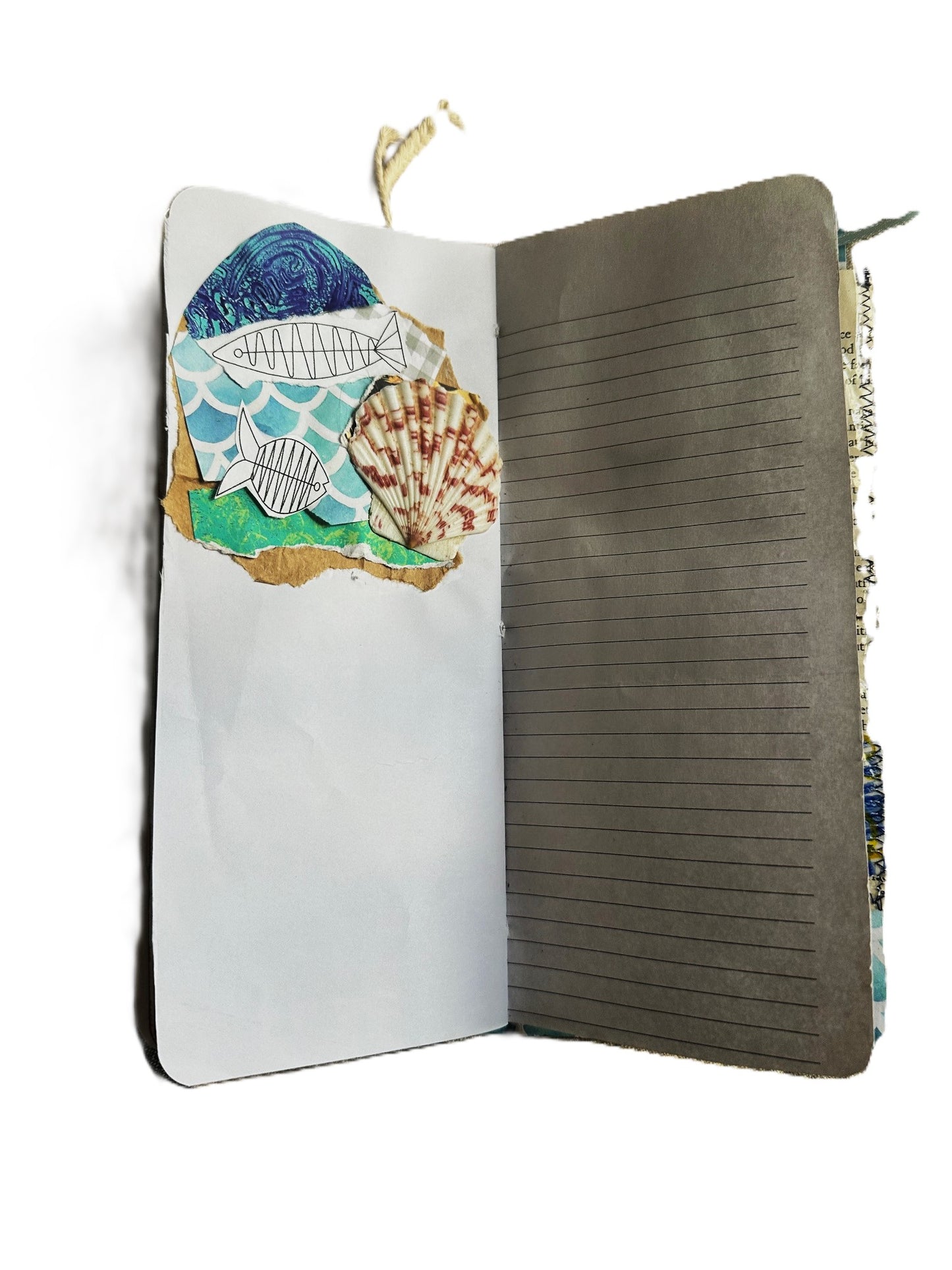 Envelope Window FISHING JOURNAL 9"x4" includes mini fishing log book Great Christmas gift!