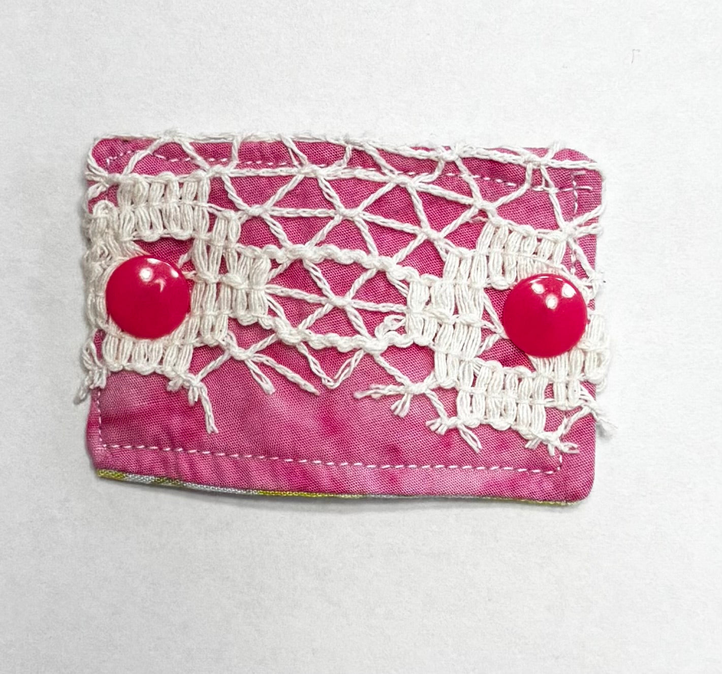 Pink Lace Cord Organizer (small)