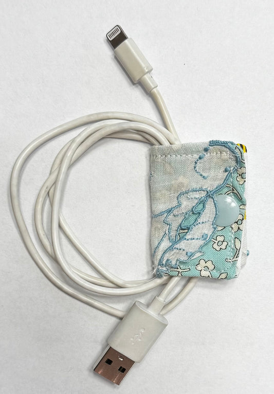 Light Blue Hankie Cord Organizer (small)