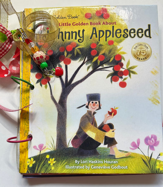 Johnny Appleseed Golden Book Journal and Recipe Book.