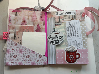 Pink Winter Journal