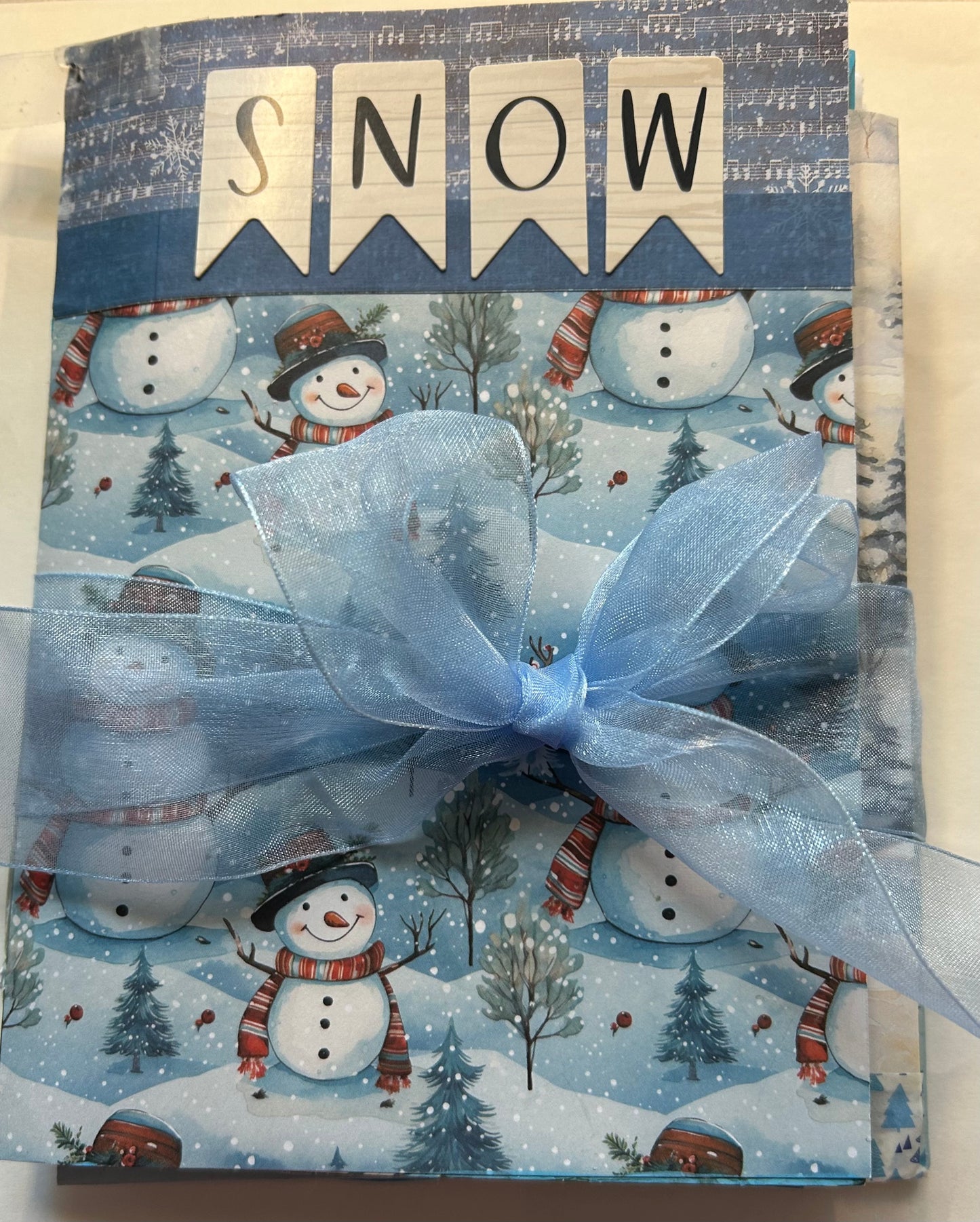 Blue Snow Journal and Planner