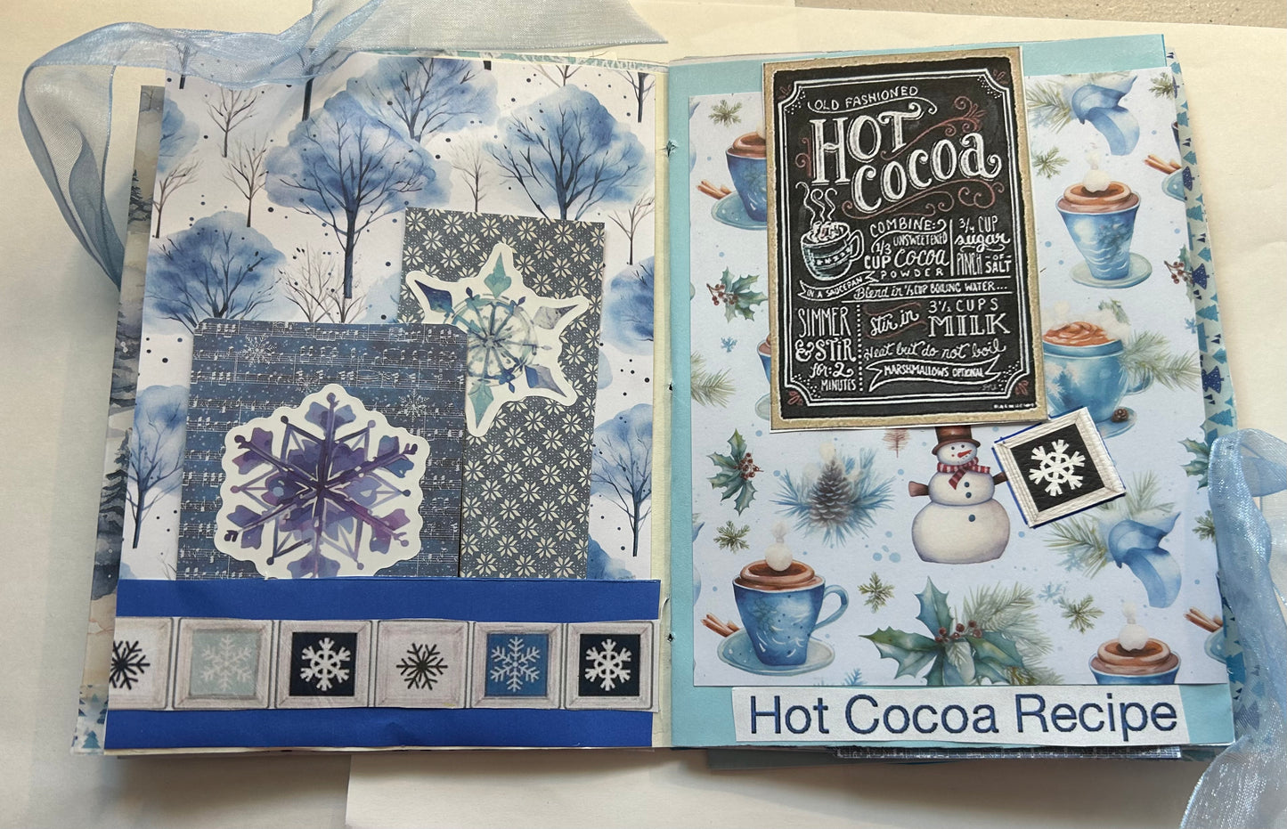 Blue Snow Journal and Planner