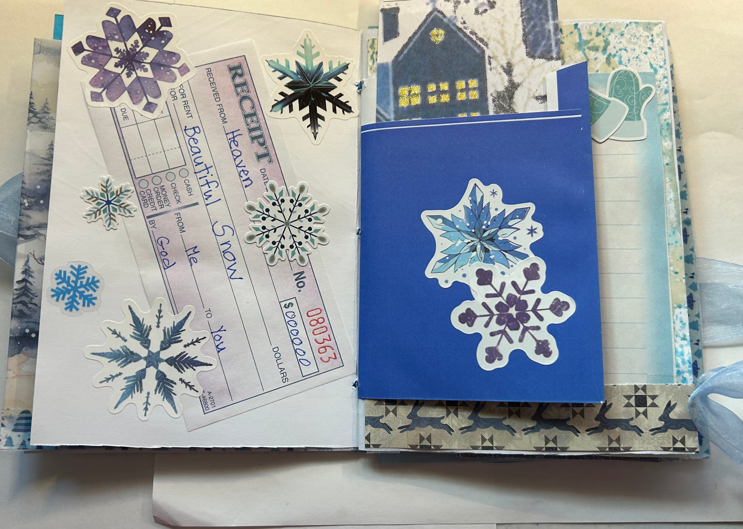 Blue Snow Journal and Planner