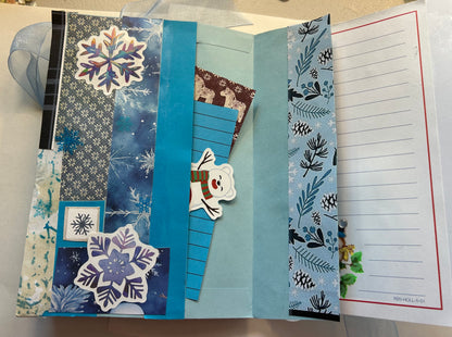 Blue Snow Journal and Planner