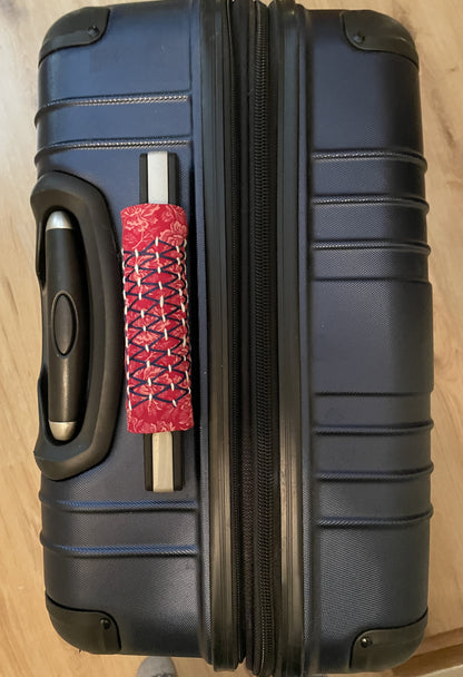 Luggage Handle Wrap with Hidden Pocket