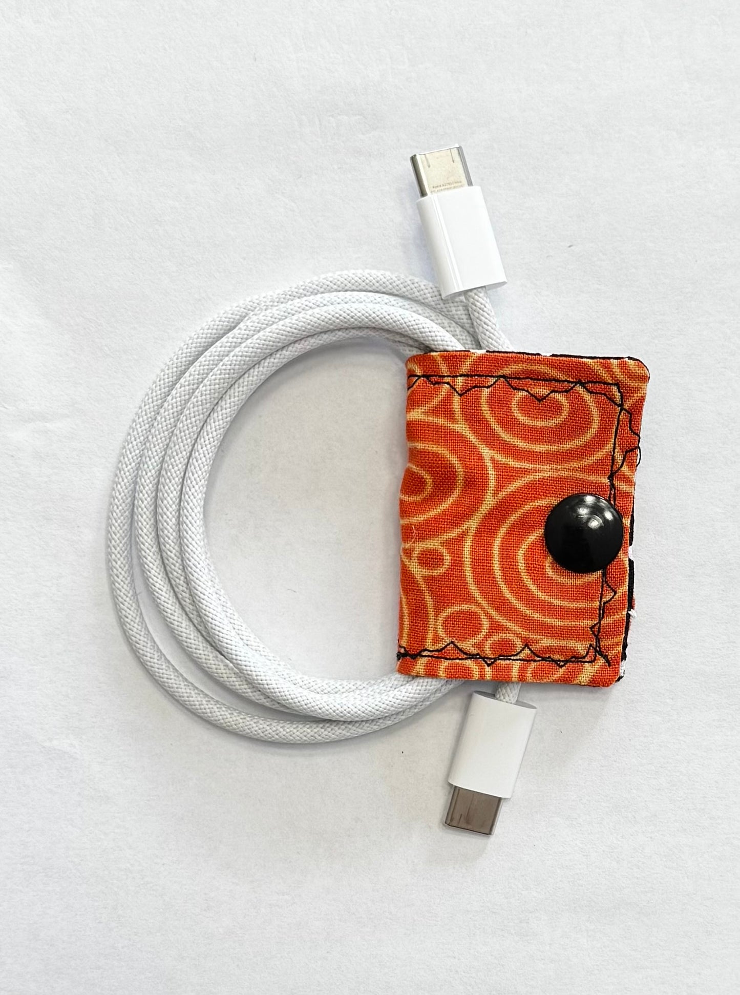 Orange and Black Cord Organizer (small OBCO1)