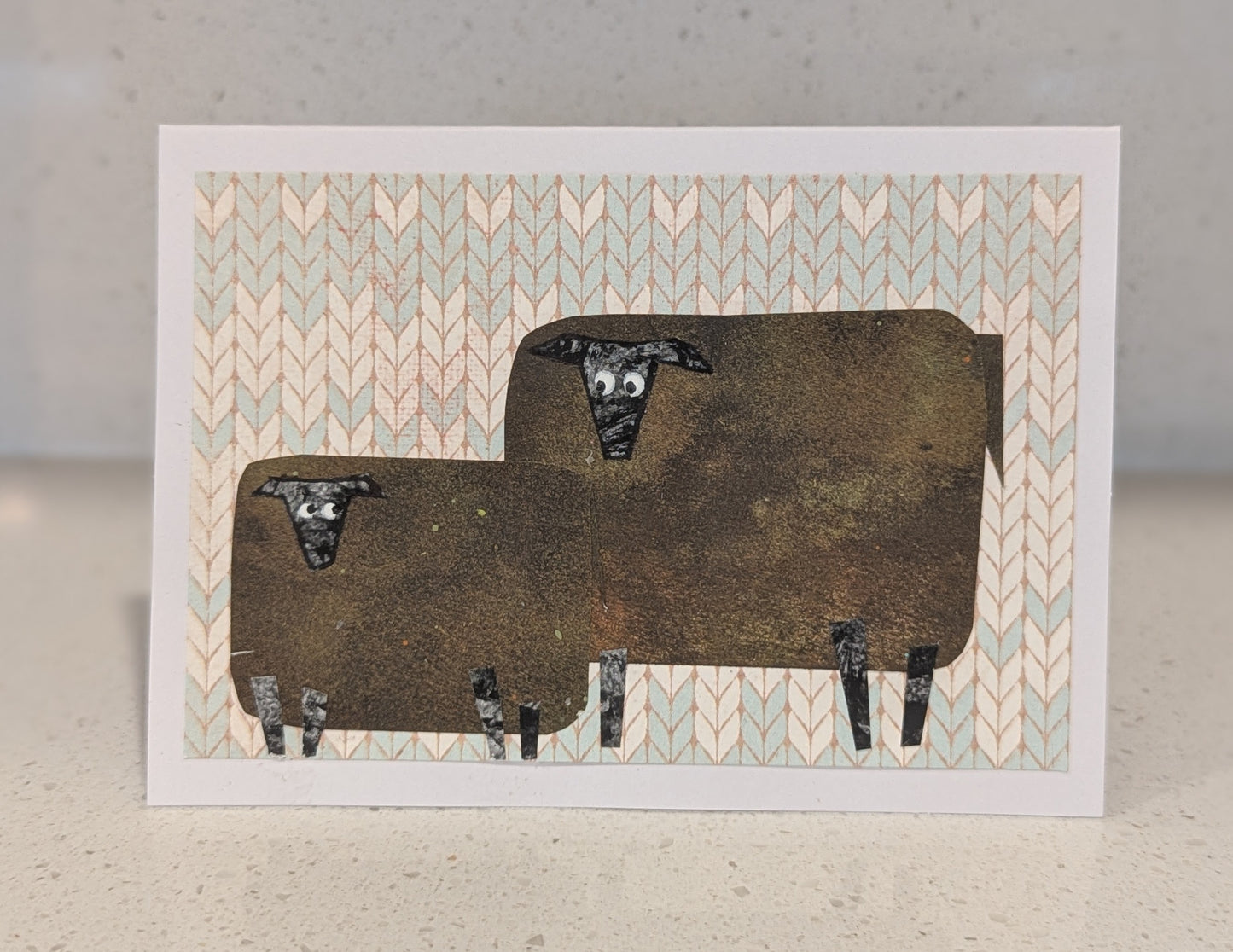 Quirky Sheep Card, 4.75” x 3.5”