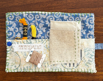 Blue Heart Sewing Case (SC14)