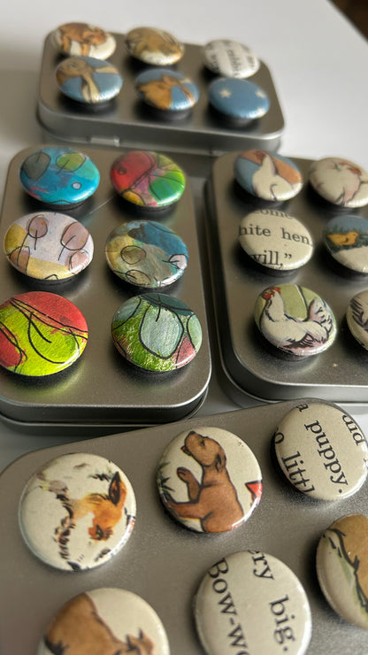 Vintage Magnet Set- Ducks