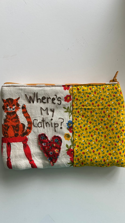 Where’s My Catnip? Zipper Pouch