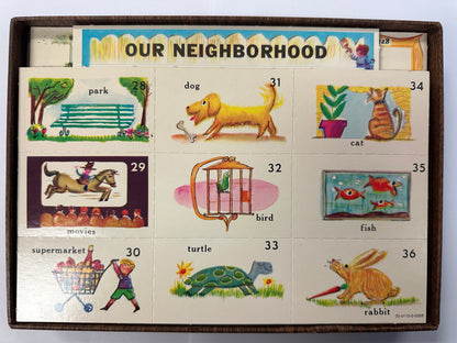 Vintage 1971 The World About Us Lotto Matching Card/Board  Game, Never Been Used, Complete Set