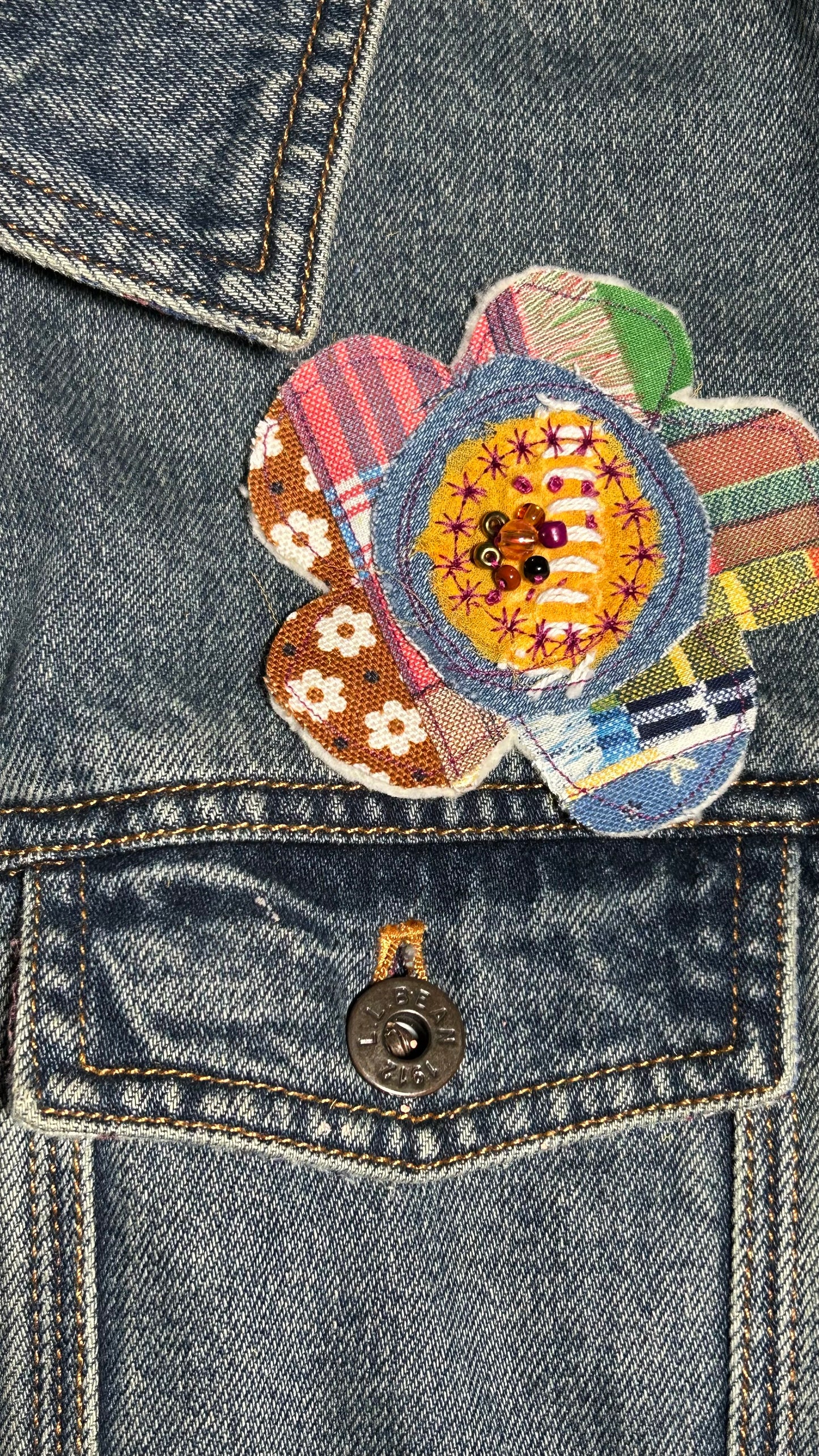 Fall Flower pin